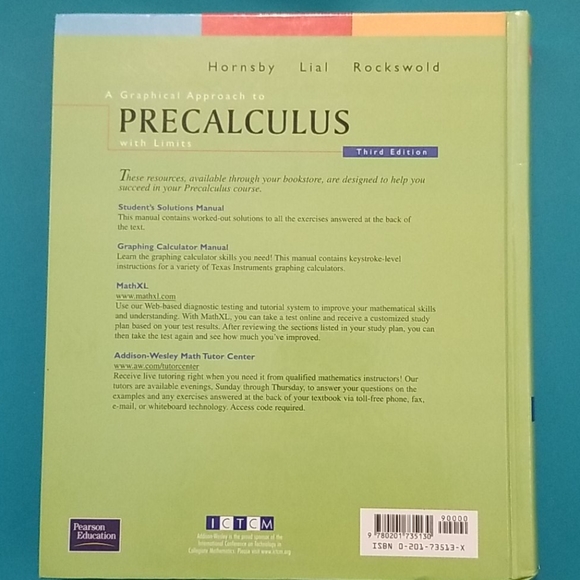 Textbook- A Graphical Approach to Precalculus - Picture 2 of 2